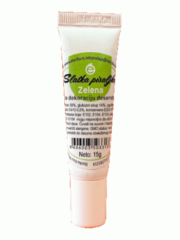 Pisaljka 15g zelena